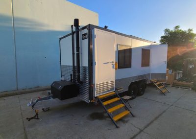 Mobile site accommodation designed and built by Mobalco